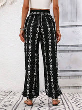Load image into Gallery viewer, Tied Printed High Waist Pants