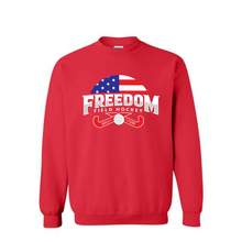 Load image into Gallery viewer, freedom field hockey- unisex crewneck sweatshirt- adult