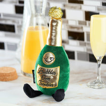 Load image into Gallery viewer, Cute Champagne Novelty Plushie, Perfect Holiday Gift