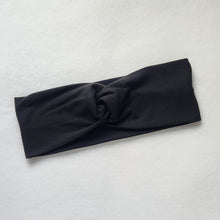 Load image into Gallery viewer, Black Soft Stretch Headband