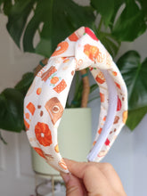 Load image into Gallery viewer, Fall Treats Top Knot Headband