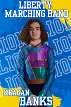Load image into Gallery viewer, LHS- Marching band senior banner- pick up only
