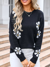 Load image into Gallery viewer, Round Neck Long Sleeve Sweater