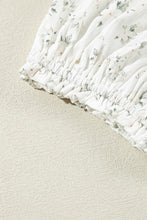 Load image into Gallery viewer, Smocked Printed Short Sleeve Jumpsuit