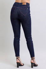 Load image into Gallery viewer, Judy Blue Full Size Heart Shaped Back Pockets Skinny Jeans