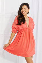 Load image into Gallery viewer, Ninexis Everyday Dreams Eyelet Contrast Dress