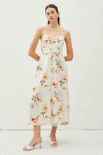 Load image into Gallery viewer, Be Cool Floral Button Down Cami Midi Dress