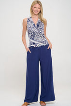Load image into Gallery viewer, RENEE C Linen Wide Leg Pants with Pockets