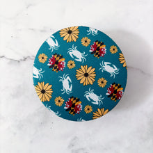 Load image into Gallery viewer, Turquoise Maryland Flower & Crab Coasters