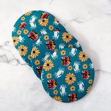 Load image into Gallery viewer, Turquoise Maryland Flower & Crab Coasters