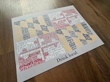 Load image into Gallery viewer, Maryland Flag Brewery Print