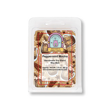 Load image into Gallery viewer, Peppermint Mocha Clamshell Bar Wax Melt
