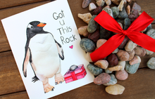 Load image into Gallery viewer, I Got You This Rock - Penguin Valentine's Day Card
