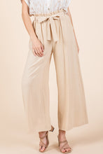 Load image into Gallery viewer, Mittoshop High Waist Tie Front Wide Leg Pants