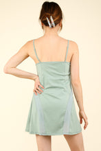 Load image into Gallery viewer, VERY J Mesh Detail Tennis Mini Active Dress with Shorts Inside