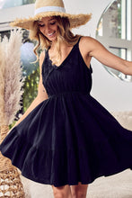 Load image into Gallery viewer, BiBi V-Neck Ruffle Hem Mini Cami Dress
