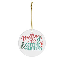 Load image into Gallery viewer, Engagement Christmas Ornament - Engaged Holiday Ornaments