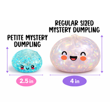 Load image into Gallery viewer, Mini Petite glitter Dumpling 2.5" fidget- due JUNE 19- PRE ORDER