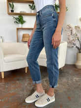 Load image into Gallery viewer, Judy Blue Full Size Cuffed Hem Low Waist Slim Jeans