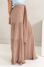 Load image into Gallery viewer, HYFVE Tie Front Ruched Tiered Pants
