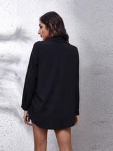 Load image into Gallery viewer, Contrast Button Up Long Sleeve Shirt