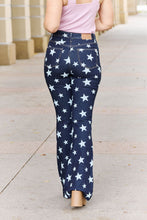 Load image into Gallery viewer, Judy Blue Janelle Full Size High Waist Star Print Flare Jeans