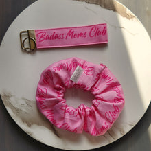 Load image into Gallery viewer, Badass Moms Club Scrunchie - Pink