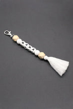 Load image into Gallery viewer, Letter Tassel Keychain