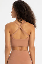 Load image into Gallery viewer, Crisscross Back V-Neck Sports Bra