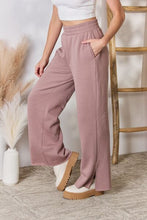 Load image into Gallery viewer, RISEN High Waist Slit Wide Leg pants