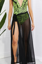 Load image into Gallery viewer, Marina West Swim Beach Is My Runway Mesh Wrap Maxi Cover-Up Skirt