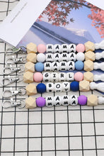 Load image into Gallery viewer, Letter Tassel Keychain