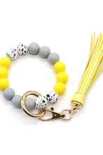 Load image into Gallery viewer, Multicolored Beaded Fringe Keychain