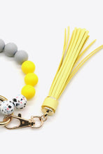 Load image into Gallery viewer, Multicolored Beaded Fringe Keychain