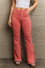 Load image into Gallery viewer, RISEN Bailey Full Size High Waist Side Slit Flare Jeans
