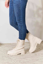 Load image into Gallery viewer, East Lion Corp Zip Back Lace-up Front Combat Boots