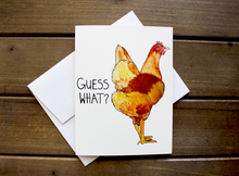 Load image into Gallery viewer, Guess What Chicken Butt Card
