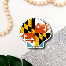 Load image into Gallery viewer, Maryland Seashell Sticker