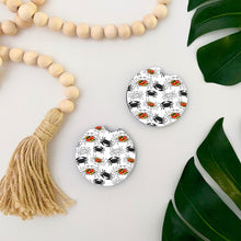 Load image into Gallery viewer, Maryland B&W Crab Pattern Car Coasters