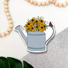 Load image into Gallery viewer, Black Eyed Susan Watering Can Sticker