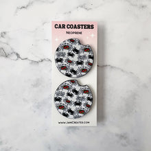 Load image into Gallery viewer, Maryland B&W Crab Pattern Car Coasters