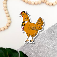 Load image into Gallery viewer, Hipster Maryland Chicken Sticker