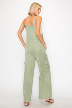 Load image into Gallery viewer, RISEN Wide Leg Tencel Overalls