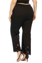 Load image into Gallery viewer, Plus Size Openwork Detail Pants