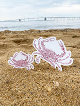 Load image into Gallery viewer, Hand Lettered Crab Sticker