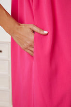 Load image into Gallery viewer, Full Size Ruffle Trim Tie Back Cami Jumpsuit with Pockets