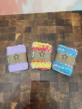 Load image into Gallery viewer, bright color Knit Ecofriendly Dishcloths