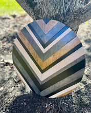 Load image into Gallery viewer, 18 Inch Grey & Brown Barn Quilt Wall Art