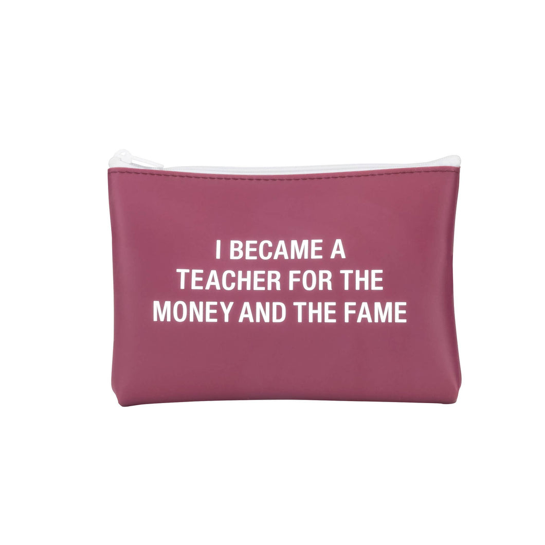 Teacher Silicone Cosmetic Bag - Small