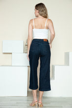 Load image into Gallery viewer, Judy Blue Full Size Side Seam Braid Detail Crop Wide Leg Jeans
